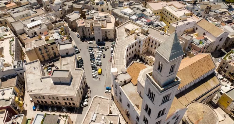 Aerial View Of Bari Apulia Italy