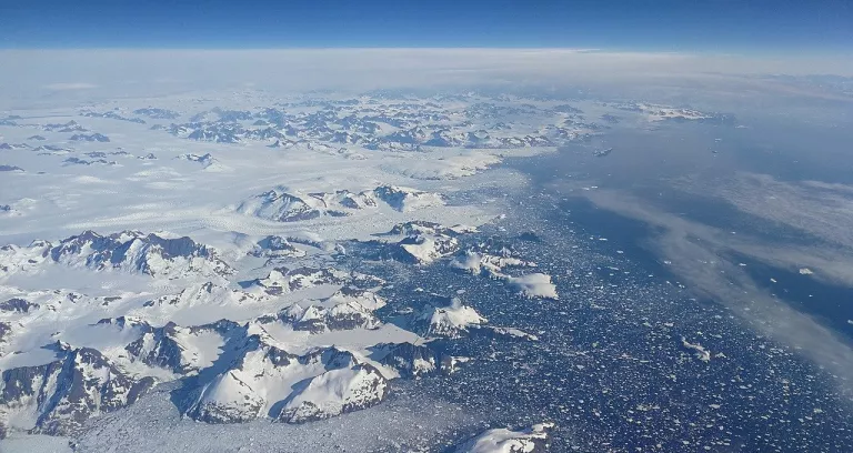 Groenlandia Vista Altezza Aerei