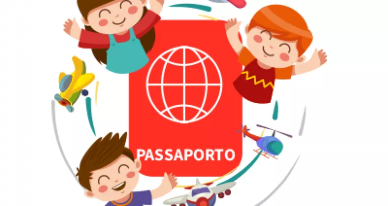 Passaporto Minorenni Illustrazione Iniziale