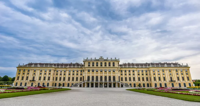Vienna Austria View Schoenbrunn Palace 1