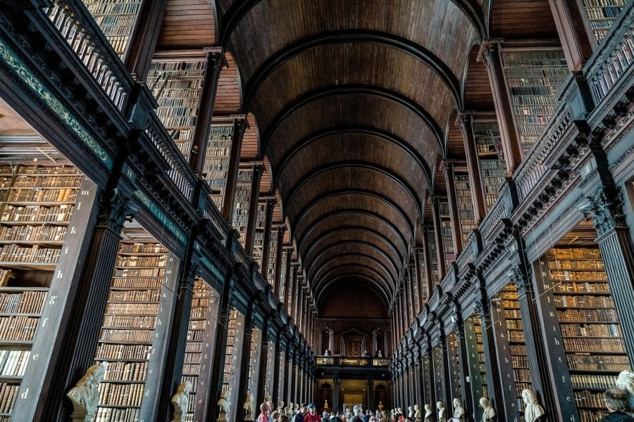 biblioteca libri dublino irlanda