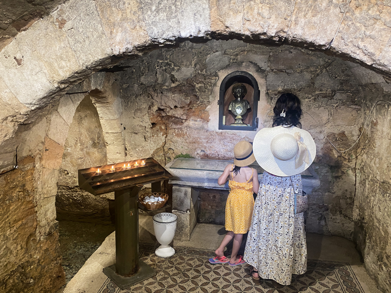 cripta del santuario di san vito