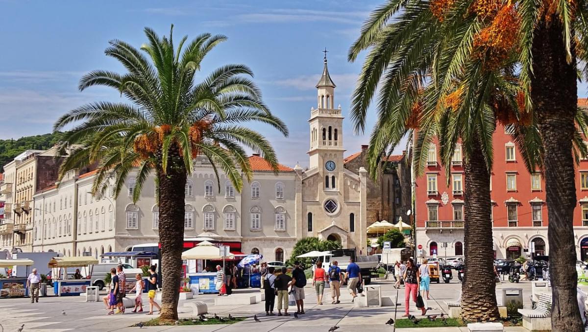 croazia split centro storico europa