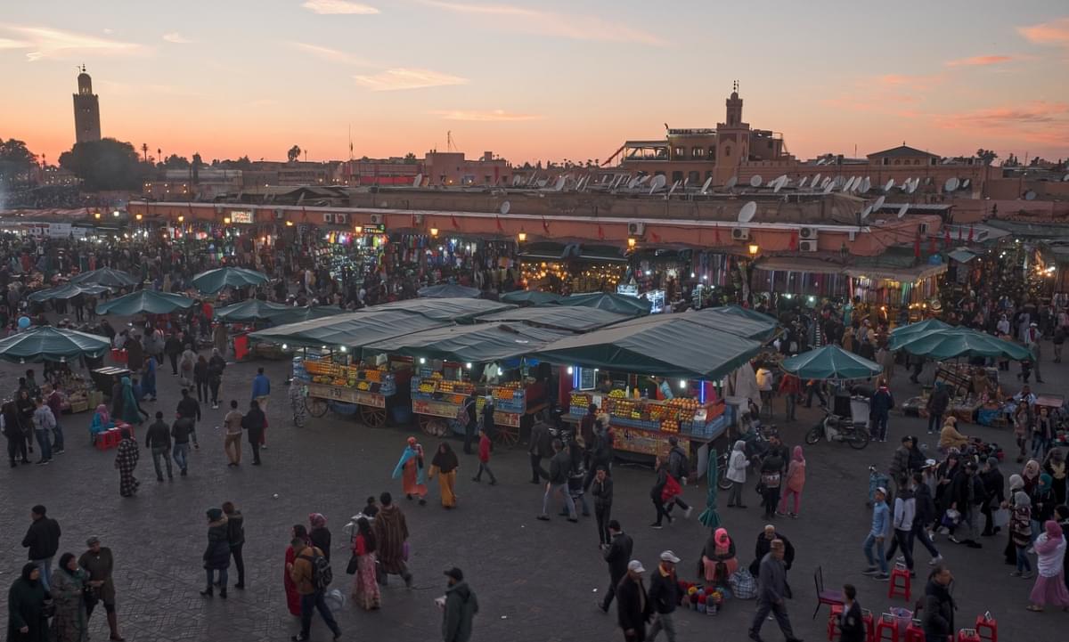 marrakech marocco mercato