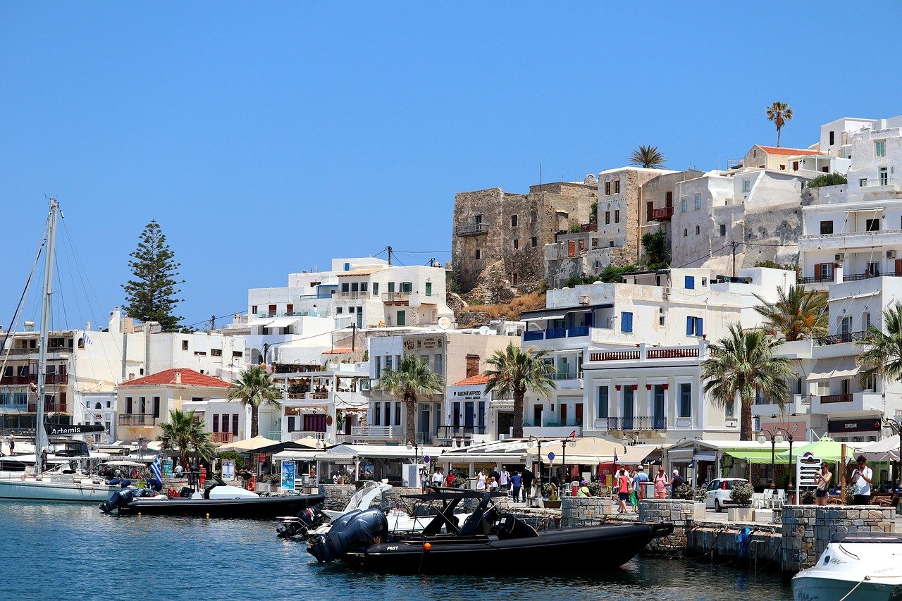 naxos grecia porta centro storico