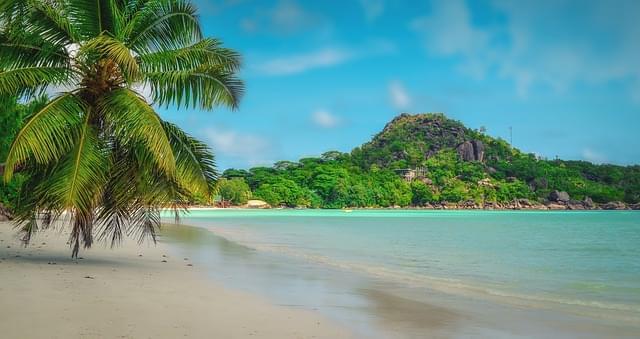 praslin seychelle spiaggia