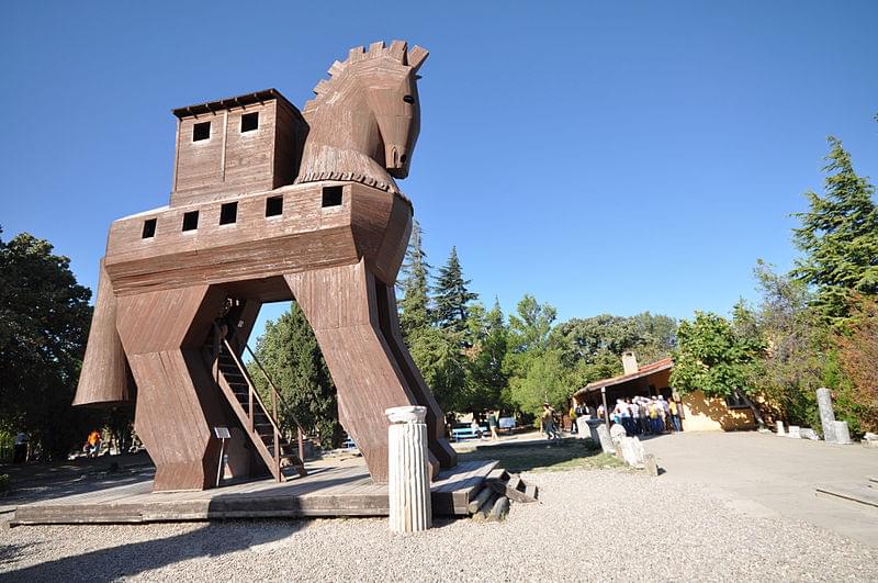 troy and a trojan horse
