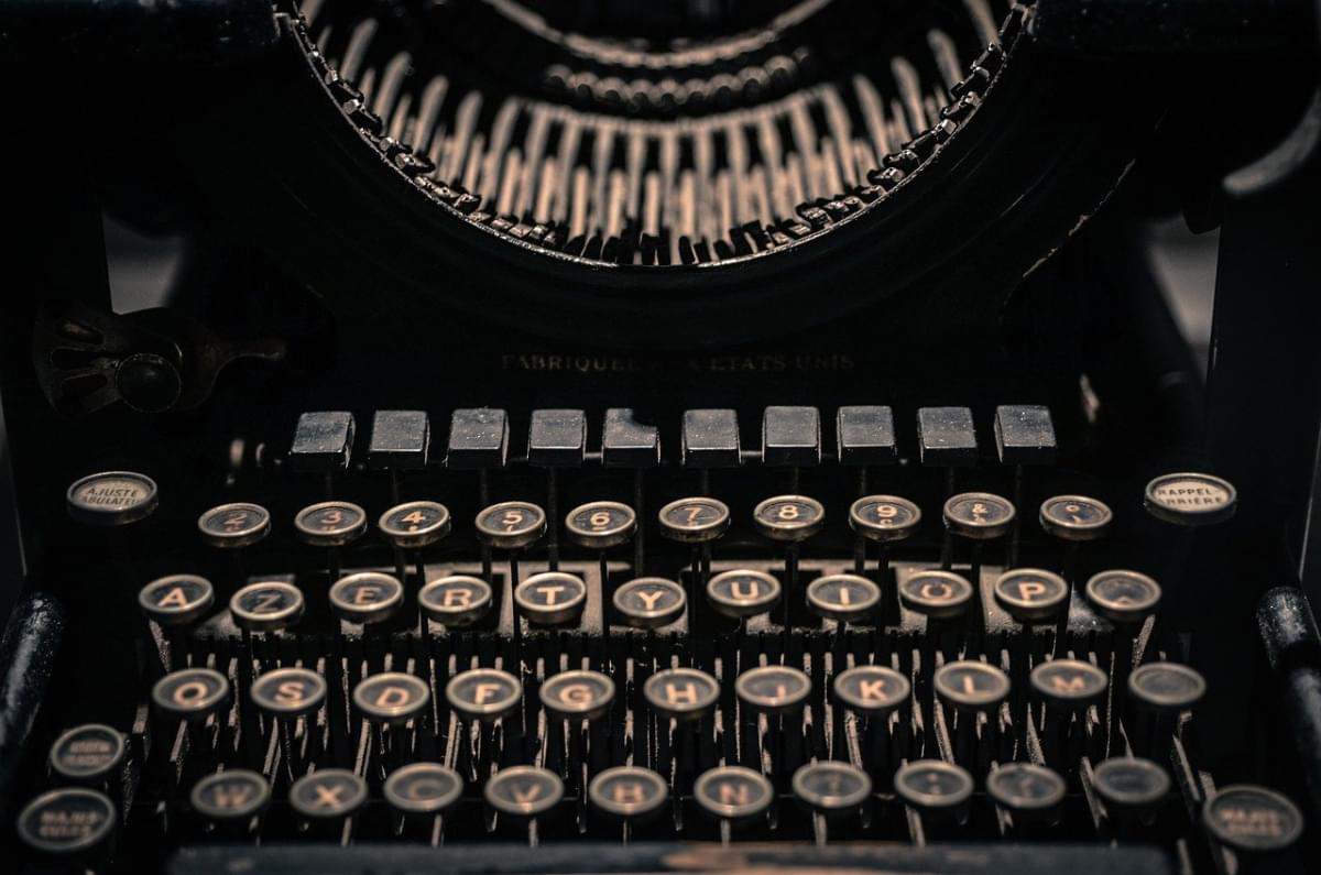 vintage a macchina da scrivere 1