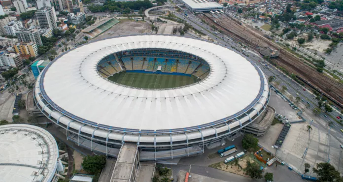 Aerial View Legendary Football Stadium Maracana Stadium Jornalista Mario Filho 1