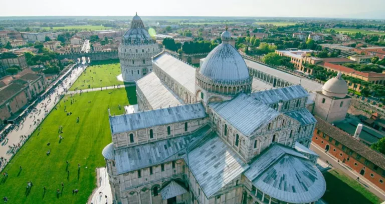 Aerial View Of Pisa Cathedral