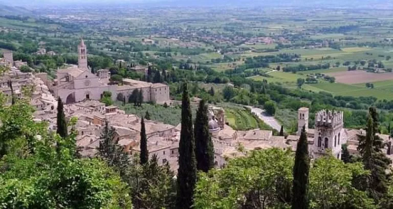 Assisi Panorama Santa Chiara