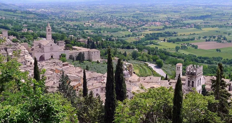 Assisi Panorama Santa Chiara