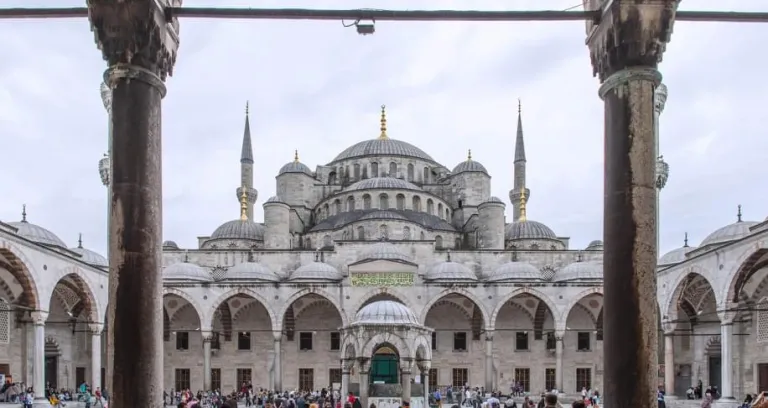 Aya Sofia Istanbul Persone Piazza