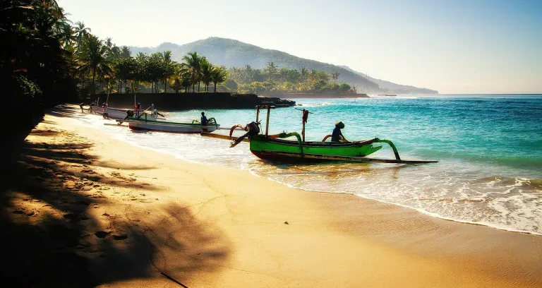 Bali Spiaggia Viaggio Barche