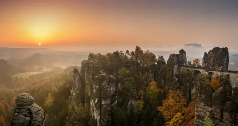 Bastei Montagne Di Arenaria Elbe 1