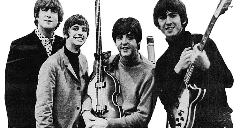 Beatles Ad 1965 Just The Beatles Crop
