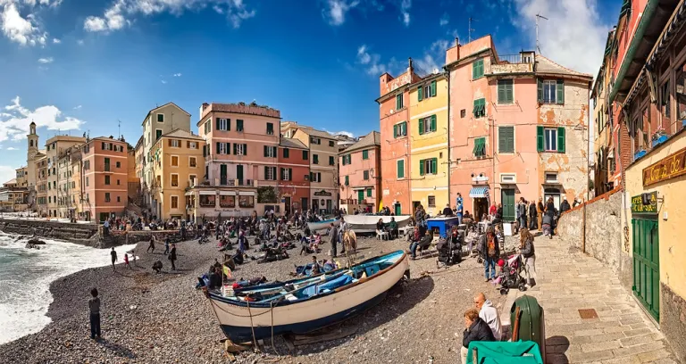 Boccadasse Genova Italia Panoramic 1