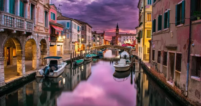 Canale Venezia Italia Acqua Fiume