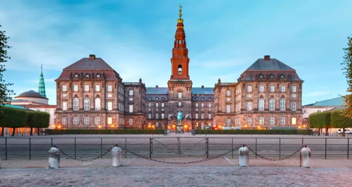 Christiansborg Palace Government Building Seat Parliament Central Copenhagen Capital Denmark