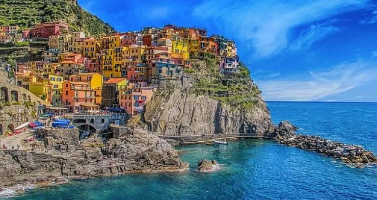 Cinque Terre Italia Case Colore