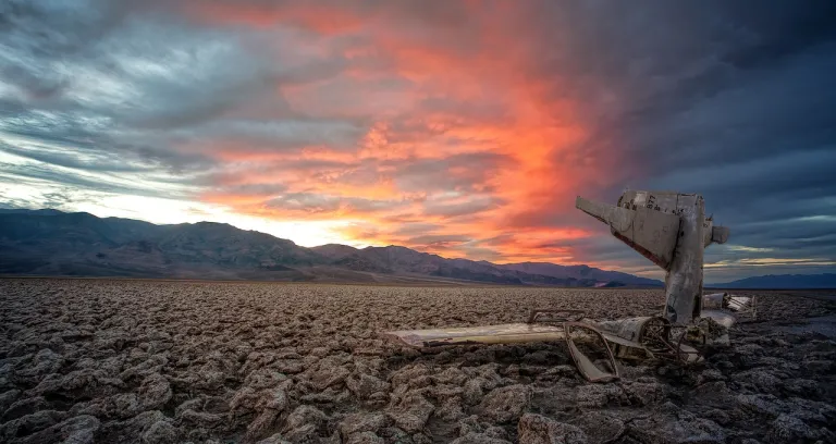 Death Valley Tramonto Aviazione