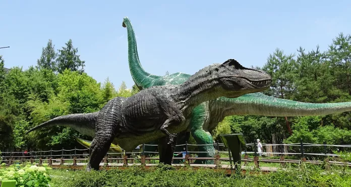 Dinosauri Scultura Parco Natura