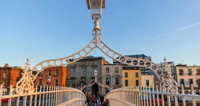 Dublino Ponte Irlanda Citta Fiume