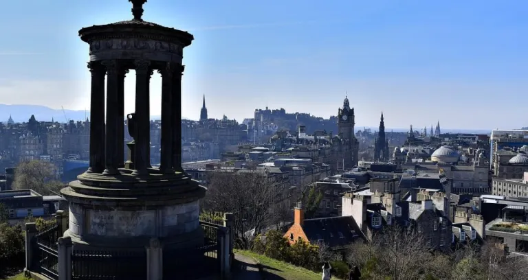 Edimburgo Calton Hill Citta Turismo