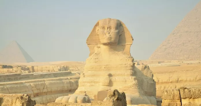 Egitto Deserto Tempio Egizio Giza