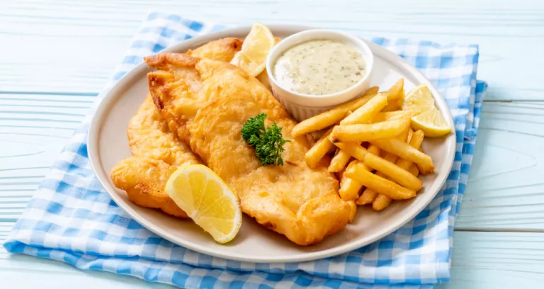 Fish Chips With French Fries 1