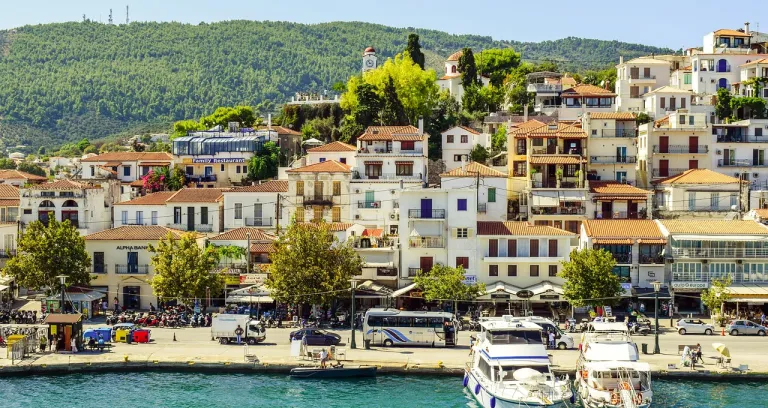 Grecia Skiathos Chora Citta Porta 1
