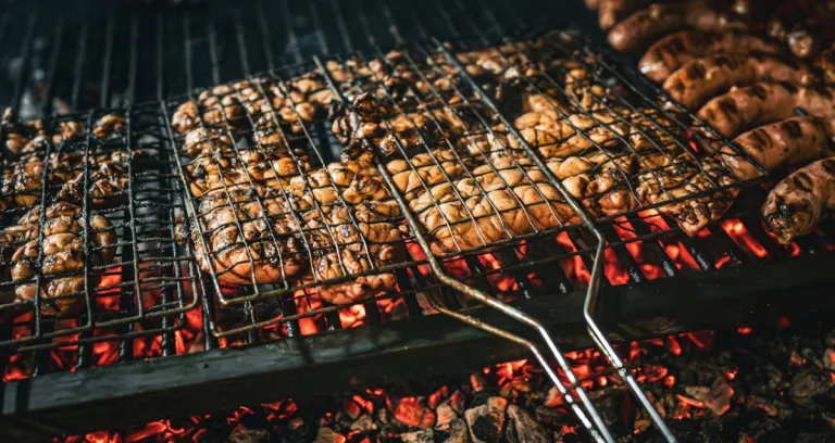 Grilled Meat On The Barbecue