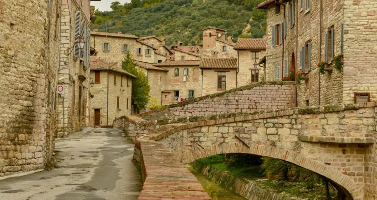 Umbria Gubbio Italy Borgo 1