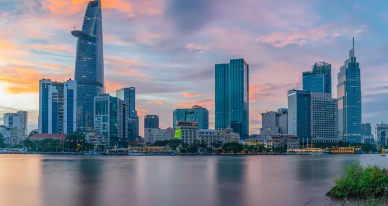 Ho Chi Minh City During Sunset 2