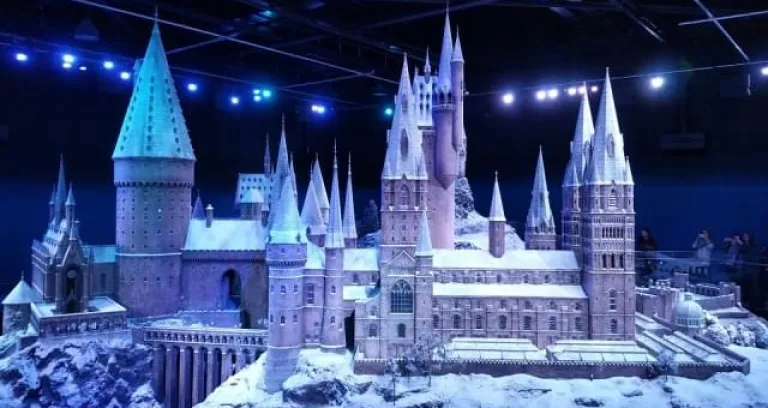 hogwarts in the snow