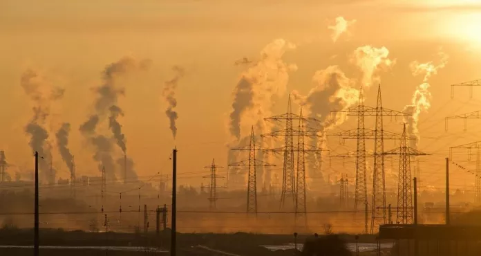Industria Inquinamento Smog Sunrise