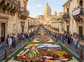 Infiorata di Noto 2026, “La Cultura Pop si racconta” - Date e Programma