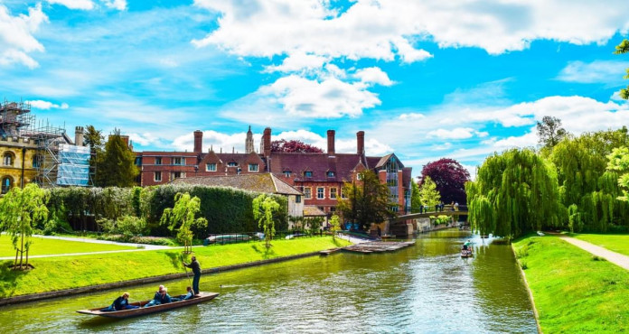 Inghilterra Cambridge Viaggio Fiume