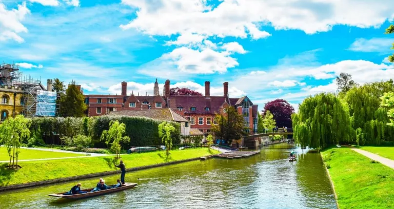 Inghilterra Cambridge Viaggio Fiume