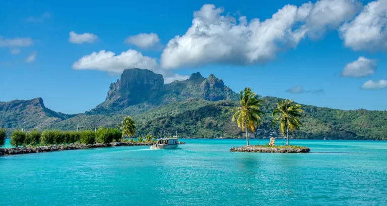 Island Tropical Blue Waters