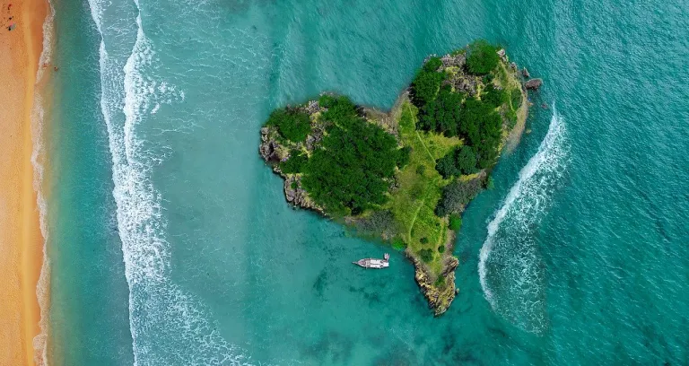 Isola Cuore Ocean Laguna Spiaggia