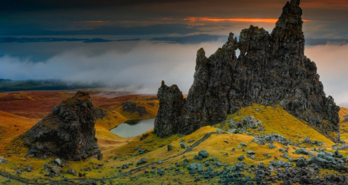 Rock Rupe Scozia Isola Di Skye