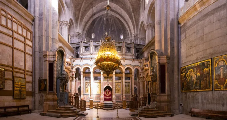 Israel Jerusalem Church Holy Sepulchre Jesus Christ Tomb Place Resurrection Pilgrimage