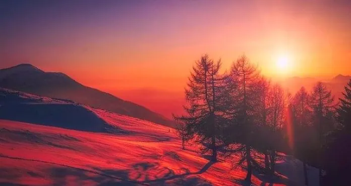 Italia Sunrise Cielo Nuvole Bella