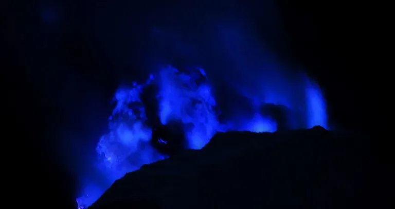 Blue Sulfur Flames