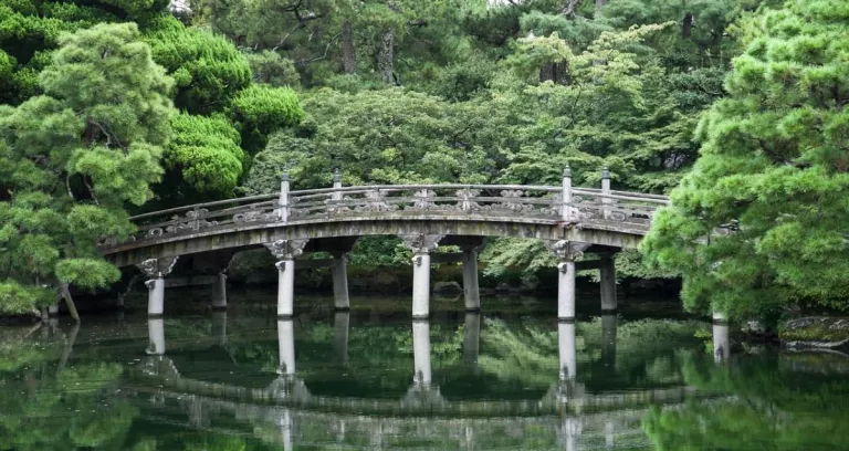 Kyoto Imperial Park Ponte Lago