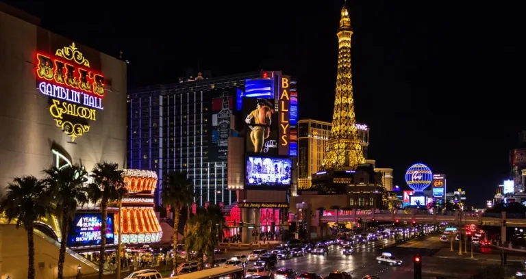 Las Vegas Stati Uniti Notte Via