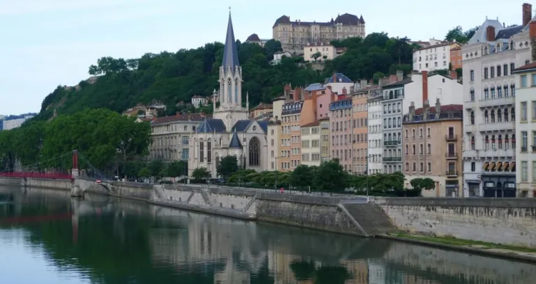 Lyon Francia Fiume Citt C3 A0 Europa