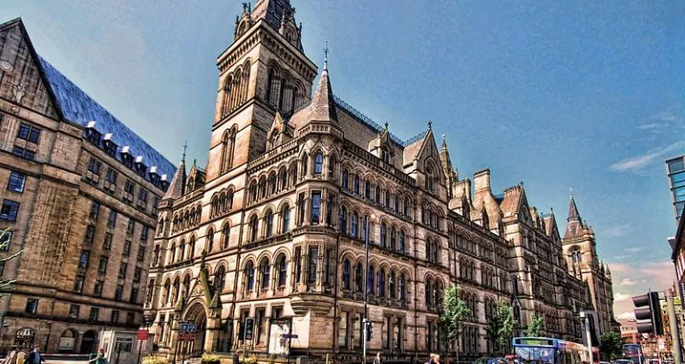 Manchester Town Hall Ne And S Facade