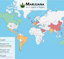 Dov'è legale la Marijuana? Ecco gli Stati dove è legale la Maria